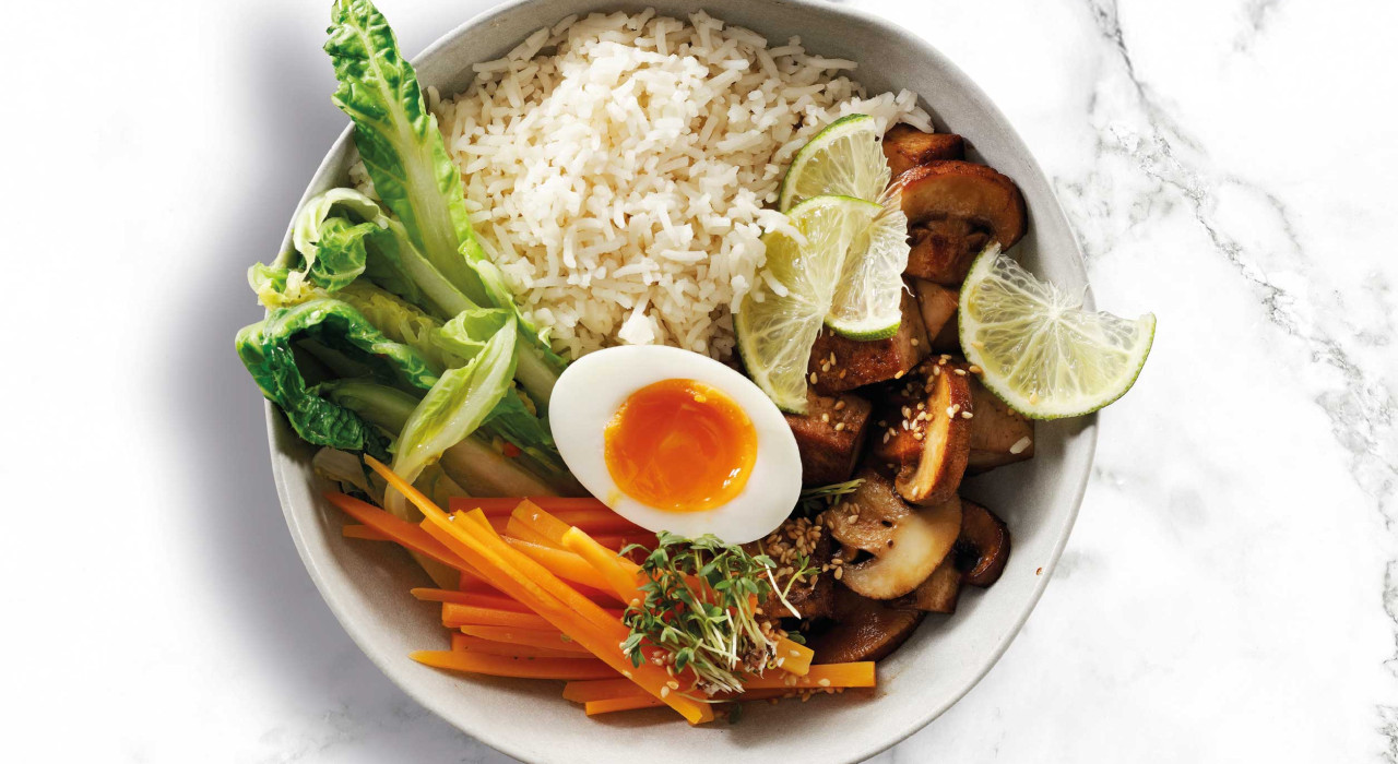 Vegetarische Bibimbap Bowl